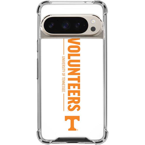 University of Tennessee-Knoxville Volunteers Text Pixel 9/9 Pro Clear Case
